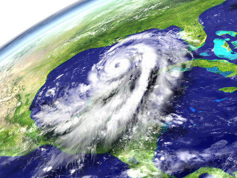 Hurricane Matthew near Florida