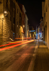 Croatia street at night