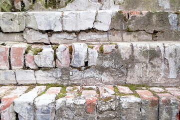 Natural stone wall texture for background