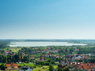view of the lake Liwia Łuża - obrazy, fototapety, plakaty