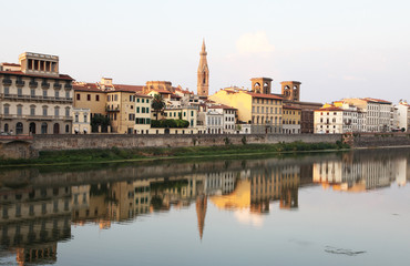 Fototapeta na wymiar Scene on the outskirts of Florence, Tuscany, Italy
