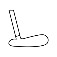 golf club equipment icon vector illustration design