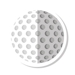 ball golf sport equipment vector illustration design