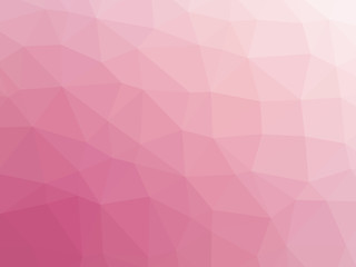 Abstract pink gradient low polygon shaped background