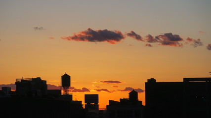 New York sunset