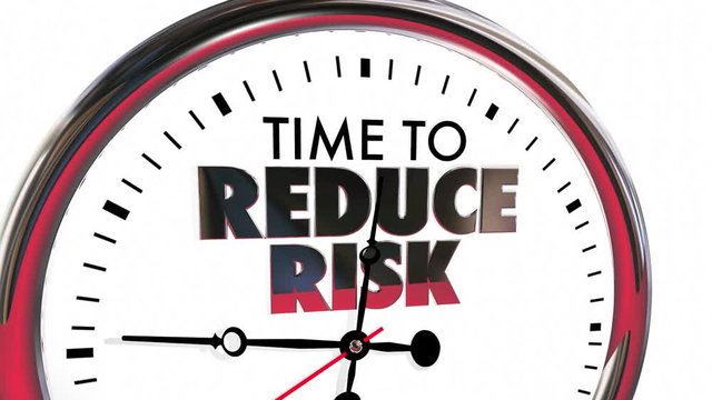 Time to Reduce Risk Clock Mitigation Danger 3d Animation