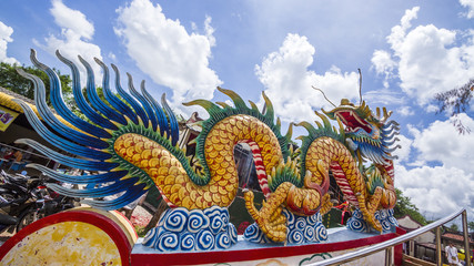 Buddhist festival in Chinese temple in Trang, Thailand
