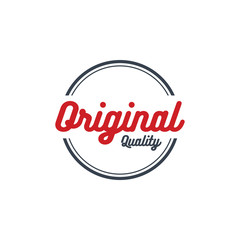 Quality guarantee label vector illustration
