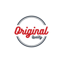 Quality guarantee label vector illustration