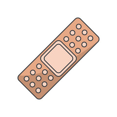 Bandage icon. Medical health care and hospital theme. Isolated design. Vector illustration