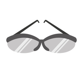 golf glasses equipemnt icon vector illustration design