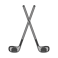 golf club equipment icon vector illustration design