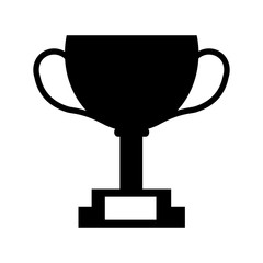 trophy winner championship isolated vector illustration design