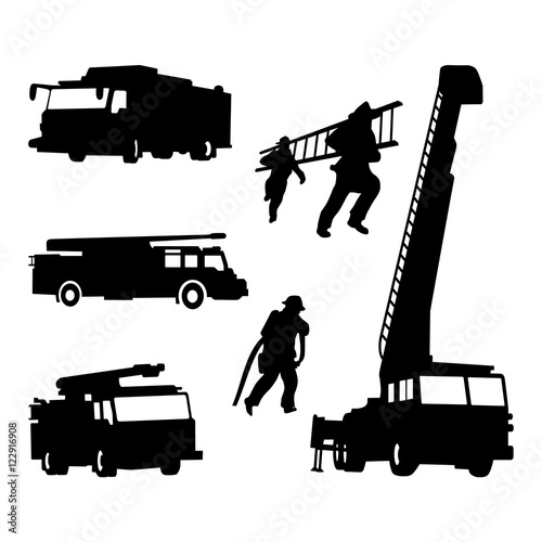 Free Free 202 Fire Truck Svg Silhouette SVG PNG EPS DXF File