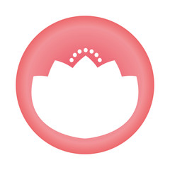 beautiful flower cute icon vector illustration design