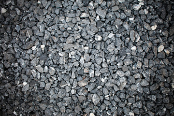 Gravel background, The road stone background.