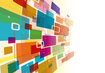 背景　デジタル（カラフル）