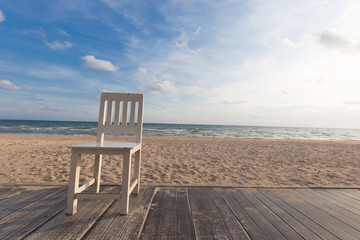 Beautiful sea-view and chair , time to relax