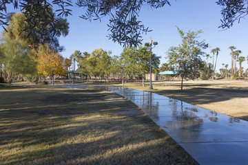 Walkway in Encanto Park, Phoenix, AZ
