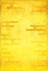 雲　文様　年賀状　背景