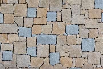 Color Rock Wall Pattern.