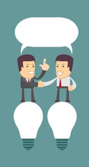 businessman shaking hands