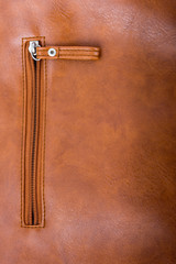 leather with zipper for background