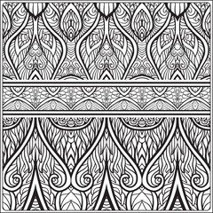 Ornamental Tribal Seamless pattern.