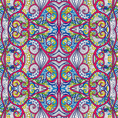 Ornamental Tribal Seamless pattern.
