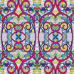 Ornamental Tribal Seamless pattern.