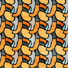 colored graffiti seamless texture vector illustration