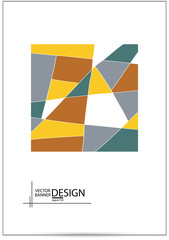 Obraz premium Abstract geometric background.