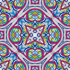 Ornamental Tribal Seamless pattern.