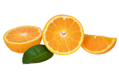 Orange isolated on white background