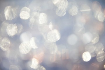Bokeh Blue lights abstract background