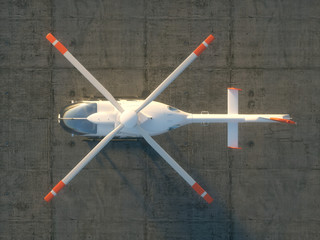 Helicopter Top View