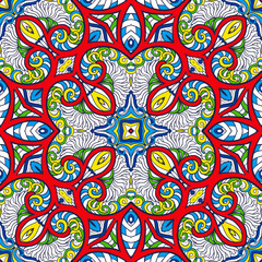 Fototapeta na wymiar Ornamental Tribal Seamless pattern.