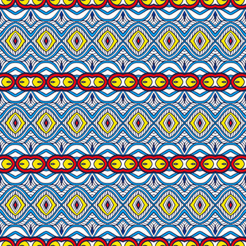 Ornamental Tribal Seamless pattern.