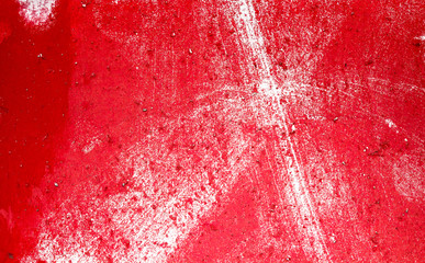 Red painted grunge texture