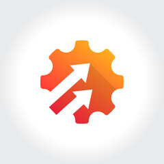 Upgrade Setting, Cog Wheel and Gear Symbol