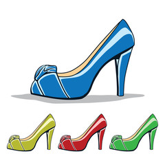 women fancy feminine high heels shoes
