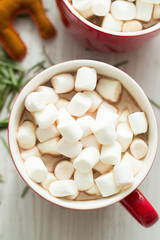 cocoa and marshmallows
