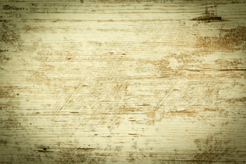 Wood plank in cream color aged