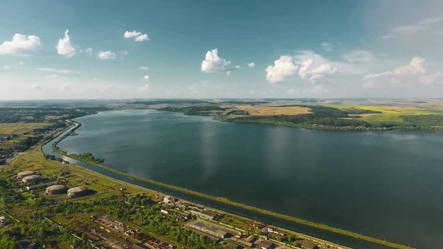 Aerial shot Thermal Power Plant