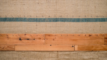 brown wood and brown fabric background apttern