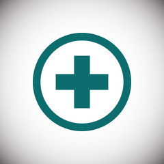 Obraz premium plus icon stock vector illustration flat design