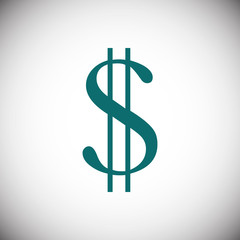 money icon stock vector illustration flat design