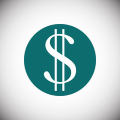 money icon stock vector illustration flat design