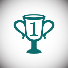 champions cup icon stock vector illustration flat design