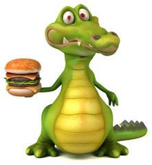 Fototapeta premium Fun crocodile